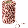 Slagerstouw Rood/Wit Katoen 100g