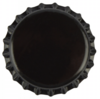 Kroonkurken Zwart 26 mm (verpakt per 100 stuks)