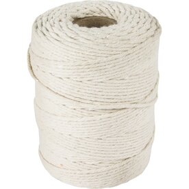 Slagerstouw, Wit Katoen 100g