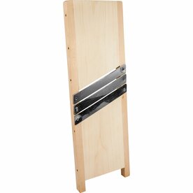 Houten Mandoline of Koolsnijder 3 messen 49 cm x 17 cm