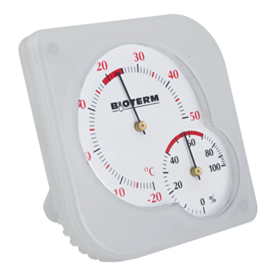 Bimetaalthermometer en hygrometer