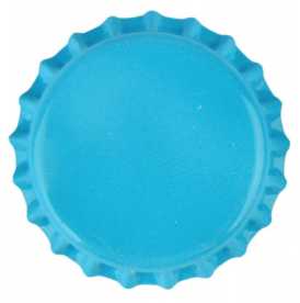 Kroonkurken licht blauw 26 mm (verpakt per 100 stuks)