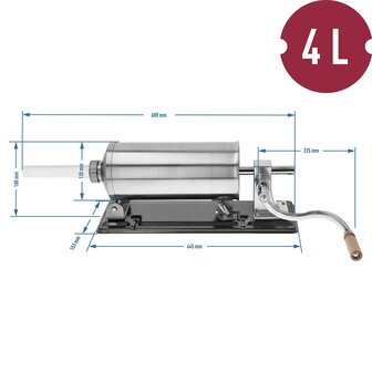 Worstmaker (horizontaal) 4KG