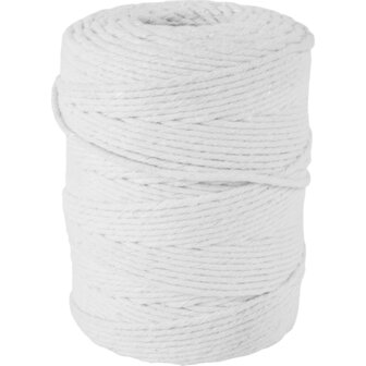 Slagerstouw, Wit Katoen 250g