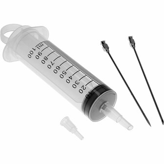 Vlees injector - (een set van twee naalden en een spuit)