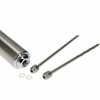 Roestvrijstalen vlees injector van 60 ml + 2 naalden