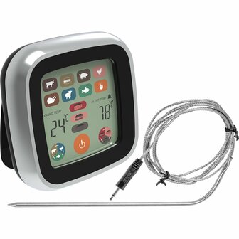 Elektronische pin-thermometer met LCD-touchscreen