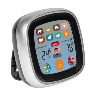 Elektronische pin-thermometer met LCD-touchscreen