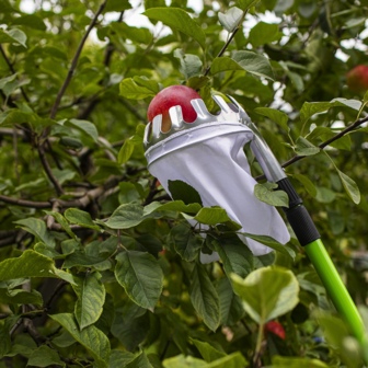 Fruitplukker / appelplukker met stevige uitschuifbare steel tot 2.40 meter
