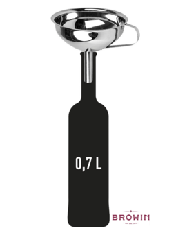 Trechter RVS 13cm