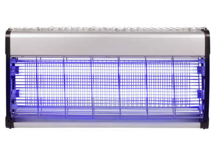 Insecticide lamp 40 W, 64 cm, zilver / zwart
