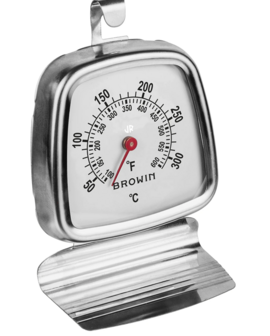 Oven thermometer (vierkant) 50 + 300 &deg; C