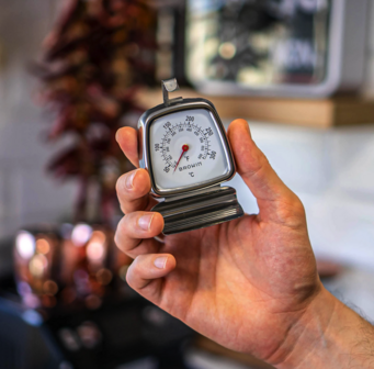 Oven thermometer (vierkant) 50 + 300 &deg; C