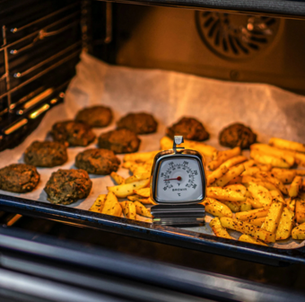 Oven thermometer (vierkant) 50 + 300 &deg; C