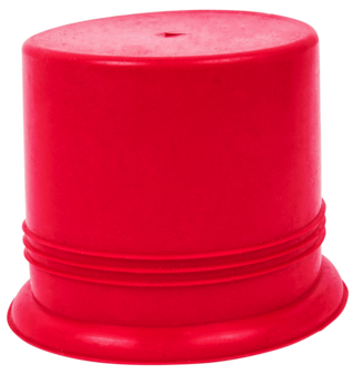 Flessenkap rubber 65mm