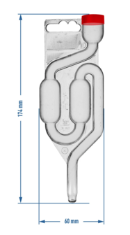 Waterslot 2 bel met ventilatiedop