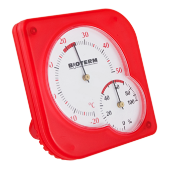 Bimetaalthermometer en hygrometer