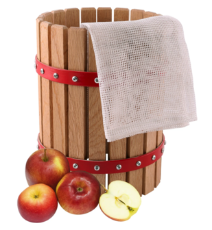 Perszak voor 10 L fruitpers op onderstel
