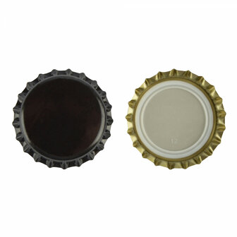 Kroonkurken Zwart 26 mm (verpakt per 100 stuks)