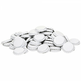Kroonkurken Wit 26 mm (verpakt per 100 stuks)