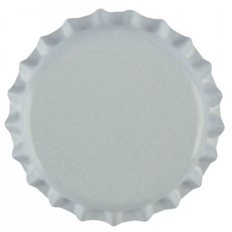 Kroonkurken Wit 26 mm (verpakt per 100 stuks)