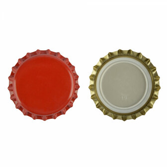 Kroonkurken Rood 26 mm (verpakt per 100 stuks)