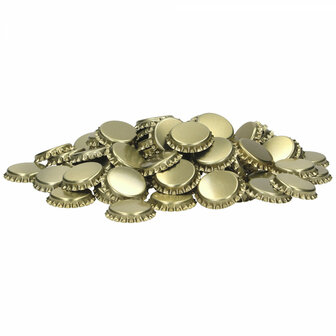 Kroonkurken goud 26 mm (verpakt per 100 stuks)