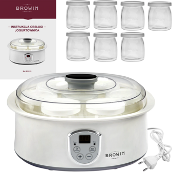 Yoghurtmaker 1.3 liter met thermostaat en 7 potten
