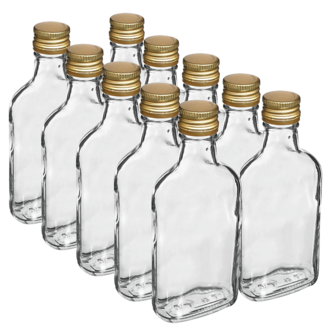 Glazenflesjes 200ml (10 stuks)