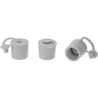 Flessendop 32 mm met sluiting