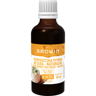 Vloeibaar natuurlijk lebstremsel 50 ml