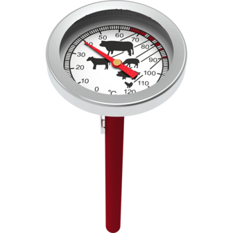 Vleesbraadthermometer, 0&deg;C +120&deg;C