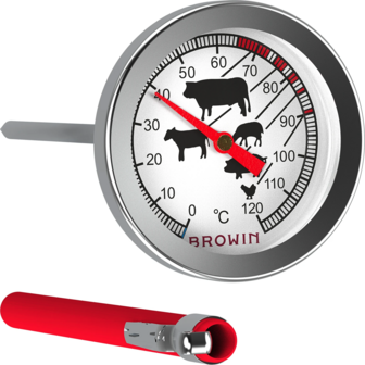 Vleesbraadthermometer, 0&deg;C +120&deg;C