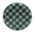 Glazenpotten 900 ml met twist-off deksel groen/wit blok design 8 stuks
