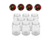 Glazenpotten 700 ml met twist-off deksel aardbei 8 stuks