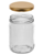 Glazenpotten 500 ml inclusief deksel (goud) verpakt per 6 stuks