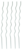 Stalen plantenspiraal 1.50m 5 stuks