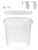 Gistingscontainer tranparant van 30L met deksel