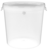 Gistingscontainer tranparant van 30L met deksel