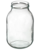 Glazen Pot 3 liter-inclusief deksel met handvat