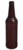 Bierfles van 0,5 l verpakt per 8 st.