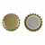 Kroonkurken goud 26 mm (verpakt per 100 stuks)