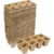 Papieren potjes 8 per tray  6x6x6cm 30 stuks