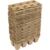 Papieren potjes 8 per tray  6x6x6cm 30 stuks