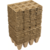 Papieren potjes 12 per tray  4x4x4.5cm 30 stuks