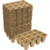 Papieren potjes 12 per tray  4x4x4.5cm 30 stuks