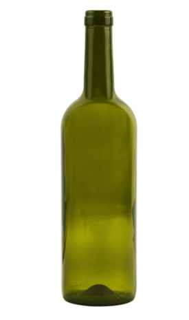 Wijnfles Olijfgroen