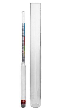 Alcoholmeter inclusief plastic reageerbuisje