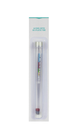 Alcoholmeter inclusief plastic reageerbuisje