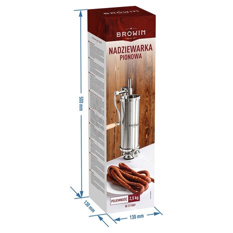 Worstmaker verticaal 2,5kg
